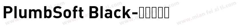 PlumbSoft Black字体转换